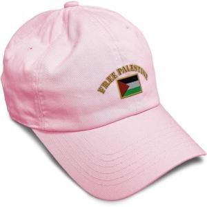 image:imageSpeedy Pros Soft Baseball Hat Embroidered Dad Hat Free Palestine Flag Embroidery Men amp Ladies Baseball Cap CottonSoft Pink Design Only