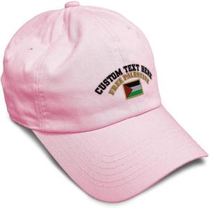 image:imageSpeedy Pros Soft Baseball Hat Embroidered Dad Hat Free Palestine Flag Embroidery Men amp Ladies Baseball Cap CottonSoft Pink Personalized Text Here