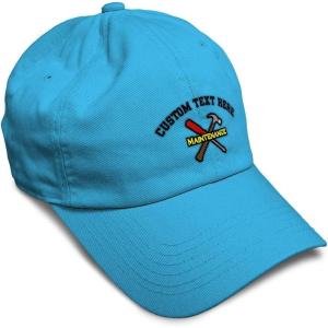 image:imageSpeedy Pros Soft Baseball Hat Embroidered Dad Hat Maintenance Tools Logo Embroidery Men amp Ladies Baseball Cap CottonAqua Personalized Text Here