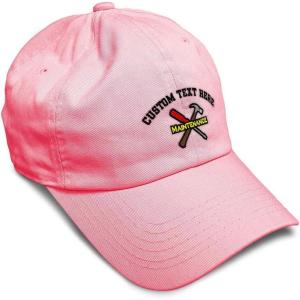image:imageSpeedy Pros Soft Baseball Hat Embroidered Dad Hat Maintenance Tools Logo Embroidery Men amp Ladies Baseball Cap CottonCoral Personalized Text Here