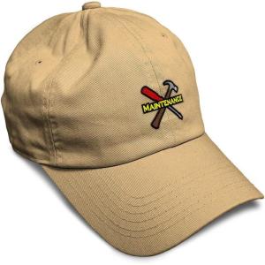 image:imageSpeedy Pros Soft Baseball Hat Embroidered Dad Hat Maintenance Tools Logo Embroidery Men amp Ladies Baseball Cap CottonKhaki Design Only