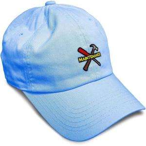 image:imageSpeedy Pros Soft Baseball Hat Embroidered Dad Hat Maintenance Tools Logo Embroidery Men amp Ladies Baseball Cap CottonLight Blue Design Only