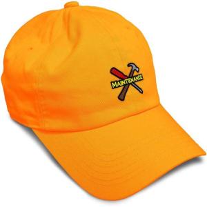 image:imageSpeedy Pros Soft Baseball Hat Embroidered Dad Hat Maintenance Tools Logo Embroidery Men amp Ladies Baseball Cap CottonOrange Design Only