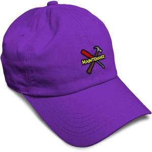 image:imageSpeedy Pros Soft Baseball Hat Embroidered Dad Hat Maintenance Tools Logo Embroidery Men amp Ladies Baseball Cap CottonPurple Design Only