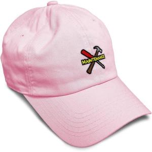 image:imageSpeedy Pros Soft Baseball Hat Embroidered Dad Hat Maintenance Tools Logo Embroidery Men amp Ladies Baseball Cap CottonSoft Pink Design Only