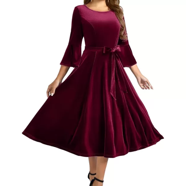 Velvet-burgundy