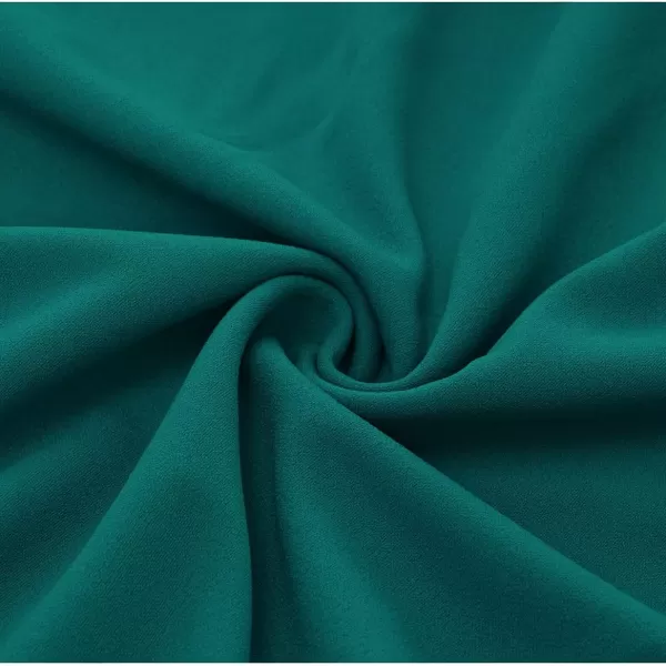 HomRain Ruffle Sleeve Cocktail Dresses for Wedding Guest Fit and Flare Tea Length Party Dress