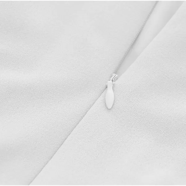 HomRain Ruffle Sleeve Cocktail Dresses for Wedding Guest Fit and Flare Tea Length Party Dress