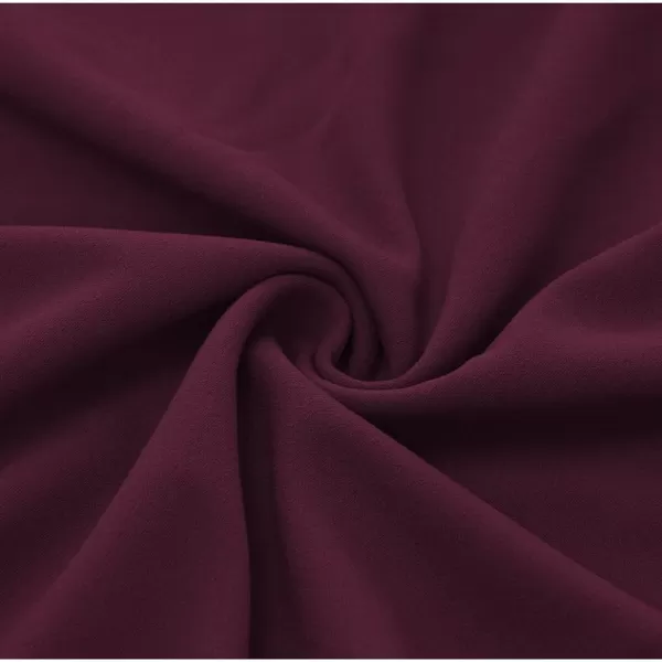 HomRain Ruffle Sleeve Cocktail Dresses for Wedding Guest Fit and Flare Tea Length Party Dress