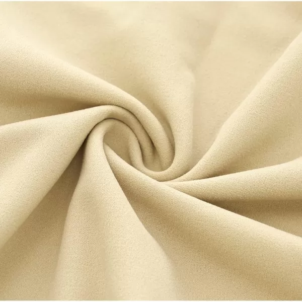 HomRain Ruffle Sleeve Cocktail Dresses for Wedding Guest Fit and Flare Tea Length Party Dress