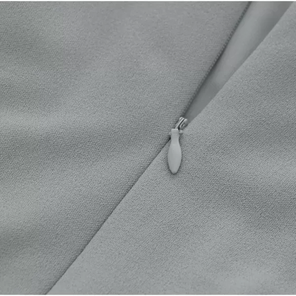 HomRain Ruffle Sleeve Cocktail Dresses for Wedding Guest Fit and Flare Tea Length Party Dress