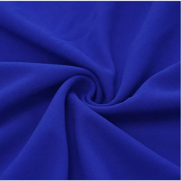 HomRain Ruffle Sleeve Cocktail Dresses for Wedding Guest Fit and Flare Tea Length Party Dress