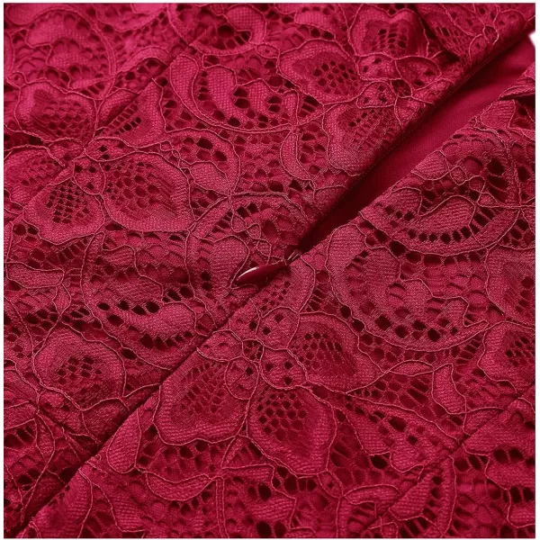 HomRain Women's Elegant Floral Lace Dress Off The Shoulder High Low Hem Dresses for Wedding for Cocktail for Party