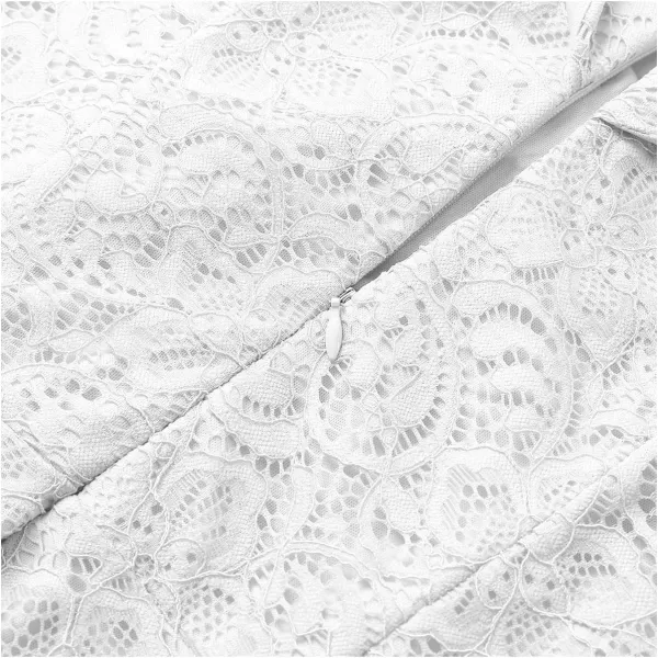 HomRain Women's Elegant Floral Lace Dress Off The Shoulder High Low Hem Dresses for Wedding for Cocktail for Party