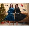 imageHomRain Womens Velvet Dress Long Sleeve Velvet Wedding Guest Dress Velvet Dresse for Women Cocktail Evening PartyVelvetblack