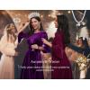 imageHomRain Womens Velvet Dress Long Sleeve Velvet Wedding Guest Dress Velvet Dresse for Women Cocktail Evening PartyVelvetburgundy
