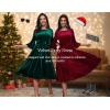 imageHomRain Womens Velvet Dress Long Sleeve Velvet Wedding Guest Dress Velvet Dresse for Women Cocktail Evening PartyVelvetdarkred