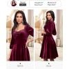 imageHomRain Womens Velvet Formal Dresses Boat Neck Sleeveless Sequin Dress for Evening Party Vintage Dress