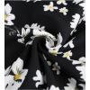 imageHomRain Womens Church Dresses for 2025 Wedding Guest Cocktail Tea Party Bell Sleeve Vintage Evening Graduation DressBlack White Flower