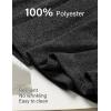 imageHomRain Womens Church Dresses for 2025 Wedding Guest Cocktail Tea Party Bell Sleeve Vintage Evening Graduation DressGlitterblack