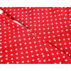 imageHomrain Womens 1950s Retro Vintage ALine Cap Sleeve Cocktail Swing Party DressRed White Small Dot