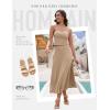 imageHomRain 2 Piece Skirt Sets for Women Summer 2025Beach Vacation Outfits Skirts Tube Top Date Cocktail Wedding DressesApricot