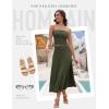 imageHomRain 2 Piece Skirt Sets for Women Summer 2025Beach Vacation Outfits Skirts Tube Top Date Cocktail Wedding DressesArm Green
