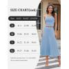 imageHomRain 2 Piece Skirt Sets for Women Summer 2025Beach Vacation Outfits Skirts Tube Top Date Cocktail Wedding DressesBlue