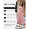 imageHomRain 2 Piece Skirt Sets for Women Summer 2025Beach Vacation Outfits Skirts Tube Top Date Cocktail Wedding DressesBlush