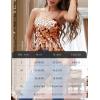 imageHomRain Sequin Tops for Women 2025 Sparkly Tank Tops Sexy V Neck Club Party Shining TopChampagne