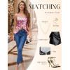 imageHomRain Sequin Tops for Women 2025 Sparkly Tank Tops Sexy V Neck Club Party Shining TopPink