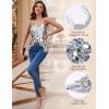 imageHomRain Sequin Tops for Women 2025 Sparkly Tank Tops Sexy V Neck Club Party Shining TopSilver