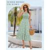 imageHomRain Summer Halter Dresses for Women 2025 Floral Maxi Dress with Sleeveless for Casual Flowy Boho Beach WeddingGreen White Daisy