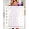 imageHomRain Womens Casual Wedding Dresses for Summer 2025 Vintage Graduation Square Neck Cocktail Beach Dress for Tea PartyGrape