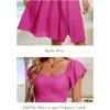 imageHomRain Womens Casual Wedding Dresses for Summer 2025 Vintage Graduation Square Neck Cocktail Beach Dress for Tea PartyRose