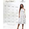 imageHomRain Womens Cocktail Tea Party Beach Dresses Formal Graduation Wedding Guest Chiffon Summer Evening Elegant Dress 2025White