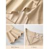 imageHomRain Womens Wedding Guest Dress Elegant Formal Cocktail Bell Sleeve Dress for Prom Homecoming Tea PartyChampagne