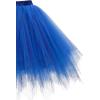 imageHomRain Womens 1950s Vintage Tutu Skirt Ballet Bubble Dance Skirts for Cosplay Party Adult SkirtsRoyalblue
