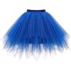 imageHomRain Womens 1950s Vintage Tutu Skirt Ballet Bubble Dance Skirts for Cosplay Party Adult SkirtsRoyalblue