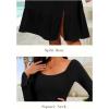 imageHomRain Womens Casual Wedding Dresses for Summer 2025 Vintage Graduation Square Neck Cocktail Beach Dress for Tea PartyLong Sleeve Black