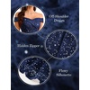 image:imageHomRain Cocktail Dresses for Women Sequin Lace Short Sparkly Semi Formal Elegant Homecoming Wedding Guest Party Prom TeensNavy