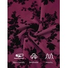 image:imageHomRain Summer Floral Wedding Guest Maxi Dress for Women Short Sleeve Bodycon Mesh Ruched Dresses Elegant Cocktail DressBurgundy