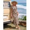 image:imageHomRain Summer Floral Wedding Guest Maxi Dress for Women Short Sleeve Bodycon Mesh Ruched Dresses Elegant Cocktail DressChampagne