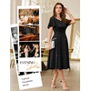 image:imageHomRain Womens Glitter Sparkly Cocktail Dresses Flare and Fit Bridesmaid Dress for Wedding Guest Homecoming Graduation DressSequinblack