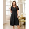 image:imageHomRain Womens Glitter Sparkly Cocktail Dresses Flare and Fit Bridesmaid Dress for Wedding Guest Homecoming Graduation DressSequinblack
