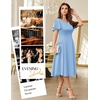 image:imageHomRain Womens Glitter Sparkly Cocktail Dresses Flare and Fit Bridesmaid Dress for Wedding Guest Homecoming Graduation DressSequinblue