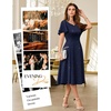 image:imageHomRain Womens Glitter Sparkly Cocktail Dresses Flare and Fit Bridesmaid Dress for Wedding Guest Homecoming Graduation DressSequinnavy