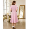 image:imageHomRain Womens Glitter Sparkly Cocktail Dresses Flare and Fit Bridesmaid Dress for Wedding Guest Homecoming Graduation DressSequinpink