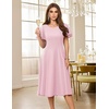 image:imageHomRain Womens Glitter Sparkly Cocktail Dresses Flare and Fit Bridesmaid Dress for Wedding Guest Homecoming Graduation DressSequinpink