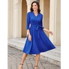image:imageHomRain Womens Wedding Guest Dresses Elegant ALine Cocktail Formal Graduation Tea Party Modest Church Dress109royalblue